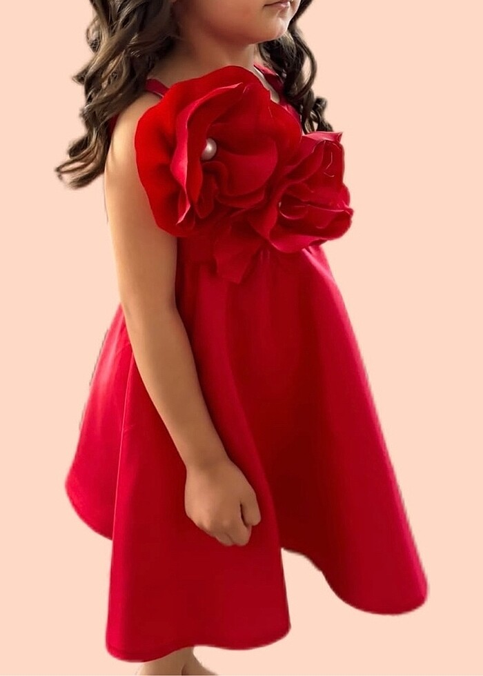 Tafta çocuk abiye elbise - Görsel 2