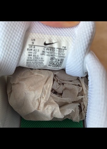 Beyaz Yeşil Nike  Spor Ayakkabı - Görsel 3