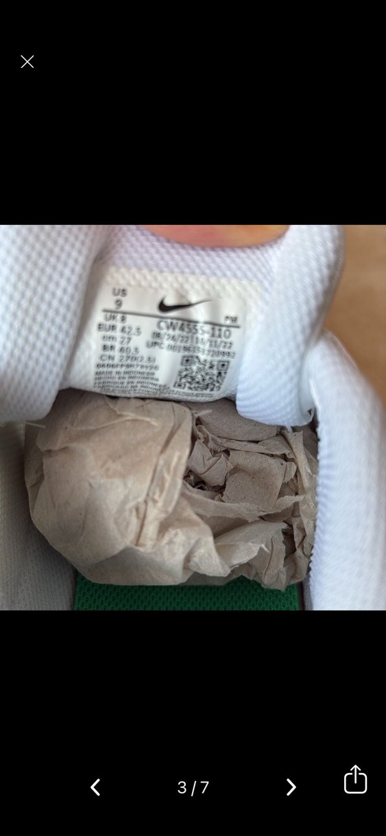 Beyaz Yeşil Nike  Spor Ayakkabı - Görsel 4