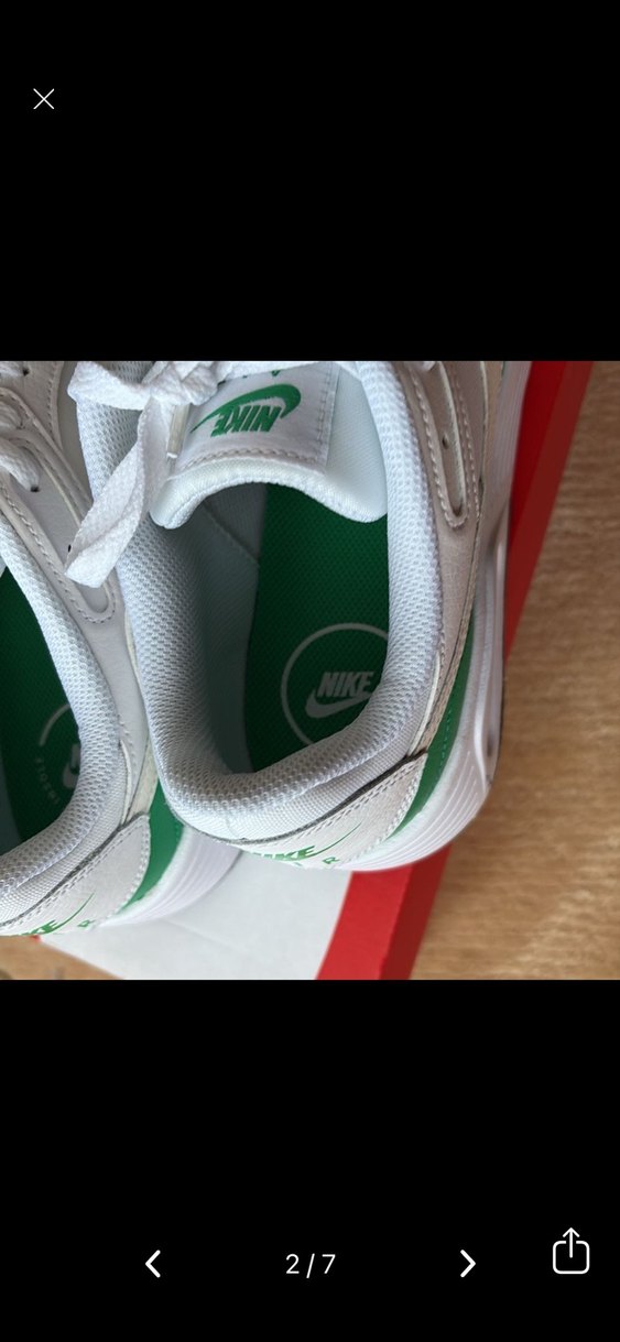 Beyaz Yeşil Nike  Spor Ayakkabı - Görsel 2