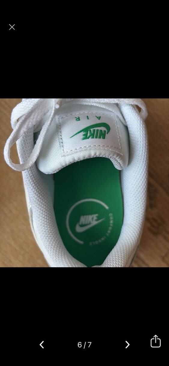 Beyaz Yeşil Nike  Spor Ayakkabı - Görsel 5