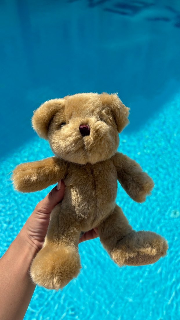 Pastel Kahverengi Peluş Ayıcık - Görsel 2