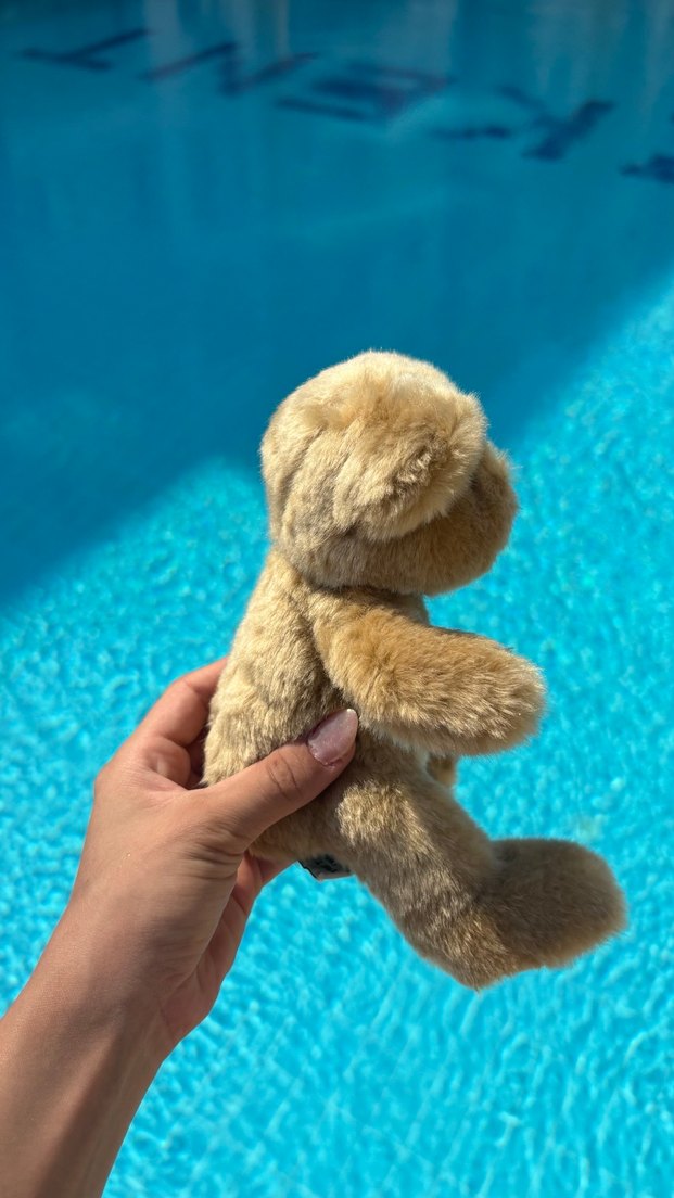 Pastel Kahverengi Peluş Ayıcık - Görsel 3