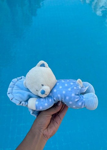 Mavi Peluş Ayıcık Oyuncak - Görsel 3