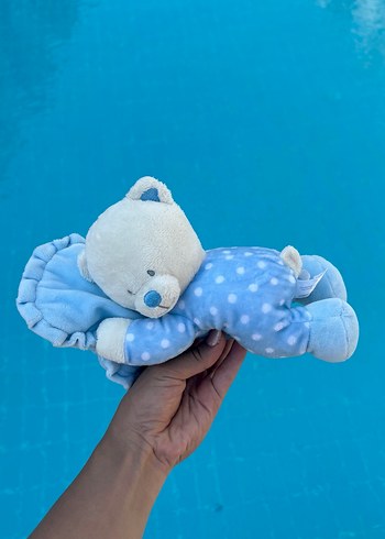 Mavi Peluş Ayıcık Oyuncak - Görsel 2
