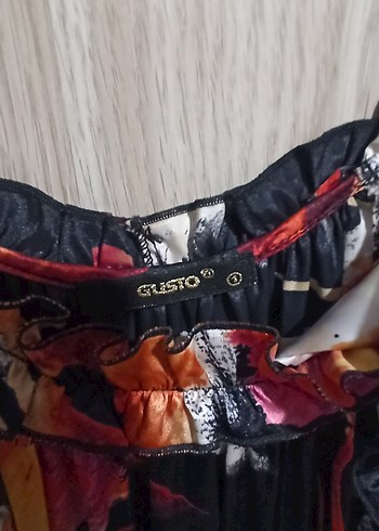 s Beden Renkli Pilili Uzun Bohem Elbise