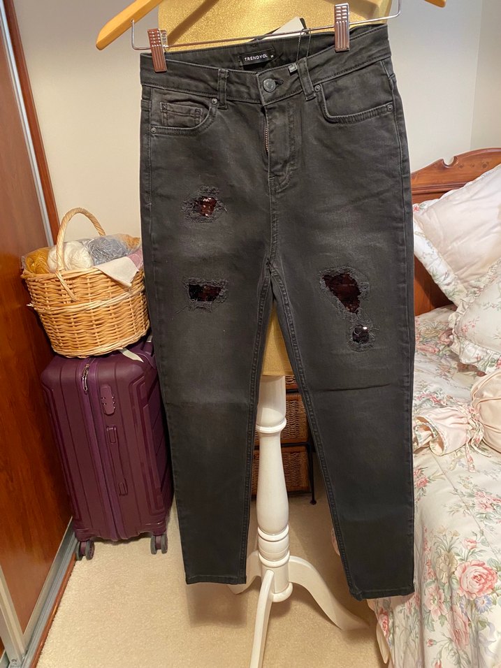 Trendyol payetli jean - Görsel 2