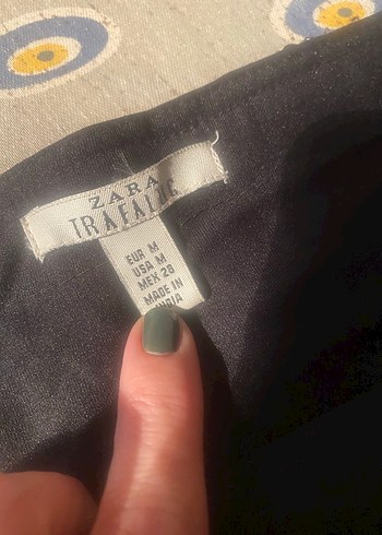 Boncuk İşlemeli Çok Renkli Mini Etek - Görsel 3