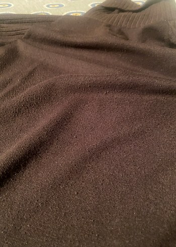 Kadın Kahverengi Boğazlı Dar Kesim Triko - Görsel 6