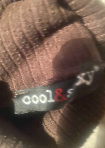 Kadın Kahverengi Boğazlı Dar Kesim Triko - Görsel 4