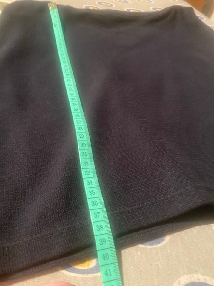 Siyah Düz Mini etek - Görsel 4