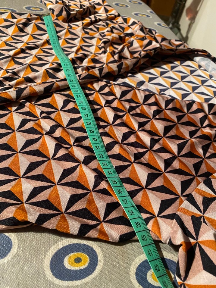 Bohem Uzun Kollu Kahverengi Desenli Elbise - Görsel 5