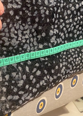 Tek kol Desenli Fırfırlı Uzun Kollu Bluz - Görsel 6