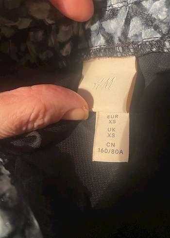 Tek kol Desenli Fırfırlı Uzun Kollu Bluz - Görsel 4