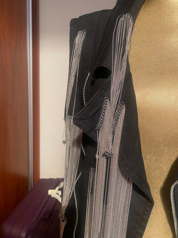 Zincir detaylı yelek - Görsel 2