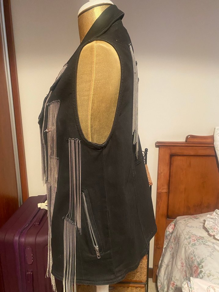 Zincir detaylı yelek - Görsel 3