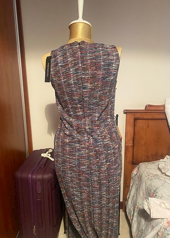 Kolsuz uzun elbise - Görsel 3