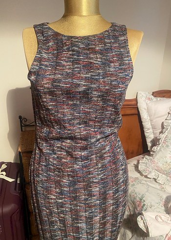 Kolsuz uzun elbise - Görsel 2