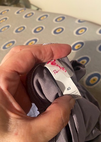 Lila drapeli mayokini - Görsel 5