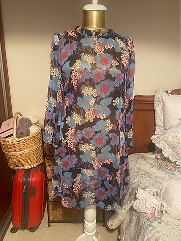 Floral elbise