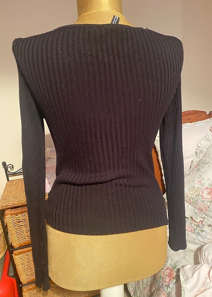 Esnek triko kazak - Görsel 3