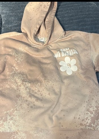 Mor Batik Desenli Kadın Sweatshirt - Görsel 3