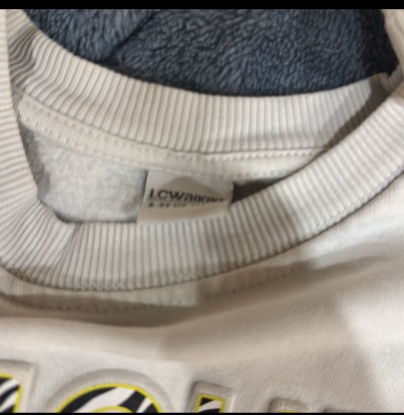 Beyaz Pamuklu Baskılı Kadın Sweatshirt - Görsel 5