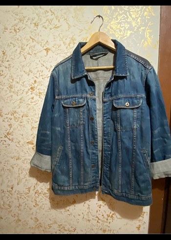 Özel Tasarım Frida Kahlo Kadın Denim Ceket - Görsel 4