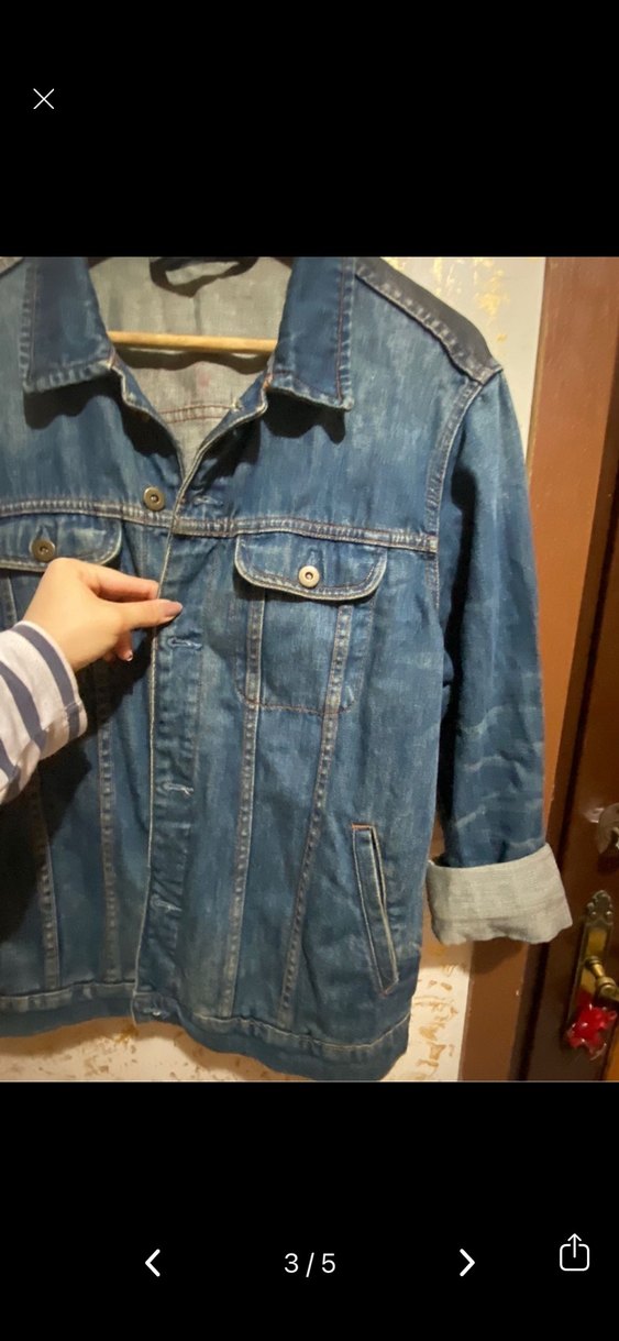 Özel Tasarım Frida Kahlo Kadın Denim Ceket - Görsel 3