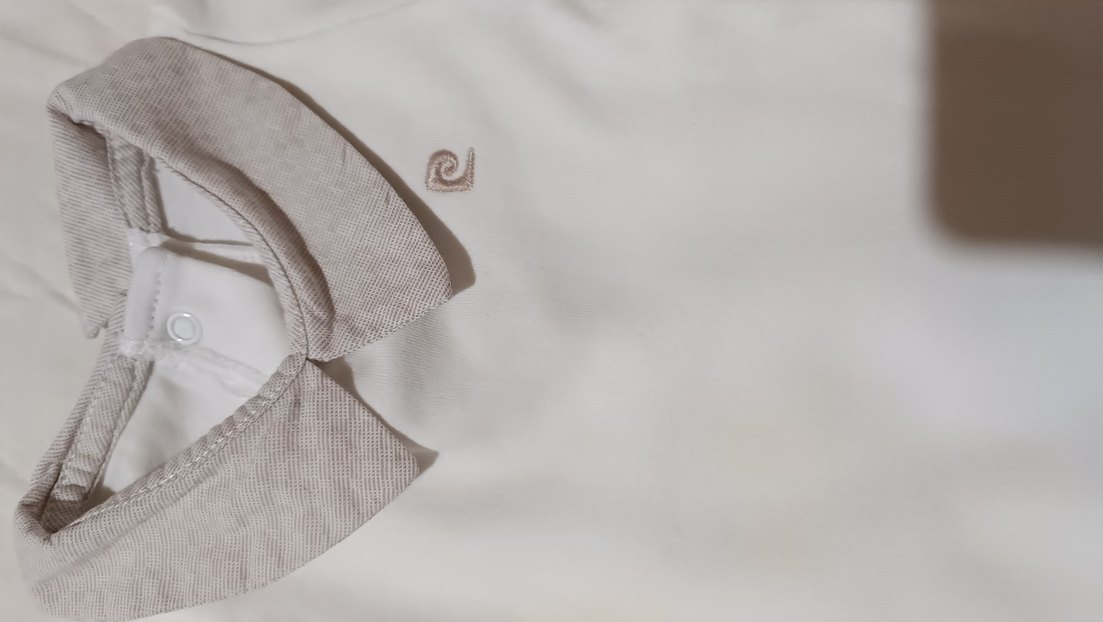 Beyaz Kısa Kollu Düğmeli Hamile Gömleği - Görsel 2