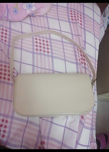 BAG&More kadın krem renk kol çantası 