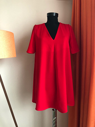 Zara Zara kırmızı elbise