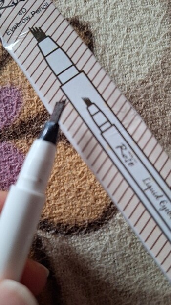 Eyebrow pencil 4D kaş kalemi  - Görsel 6