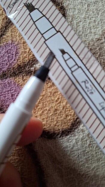 Eyebrow pencil 4D kaş kalemi  - Görsel 7