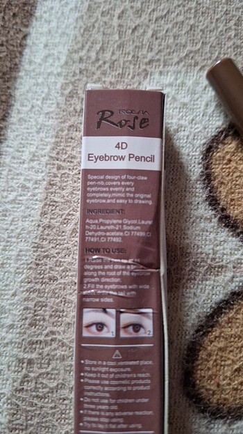 Eyebrow pencil 4D kaş kalemi  - Görsel 11