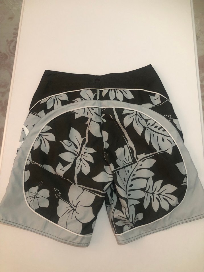 Gri Desenli Erkek Yüzme Şortu - Görsel 2