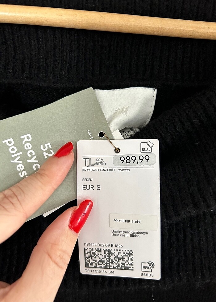 HM MADONNA YAKA ELBİSE - Görsel 2