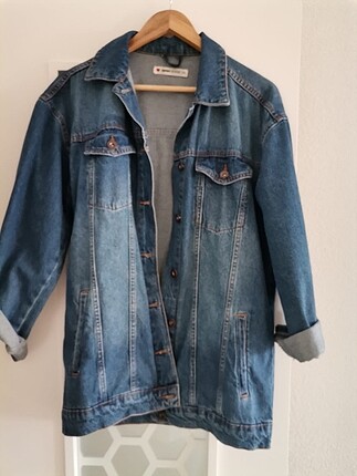 Oversize jean ceket