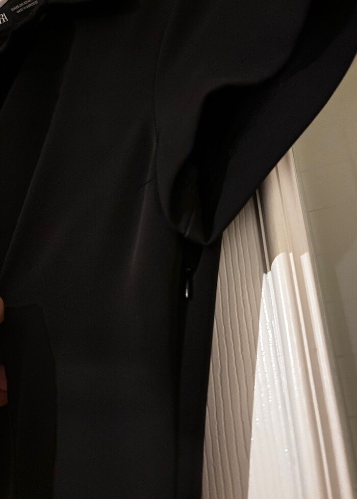 Zara siyah elbise - Görsel 4