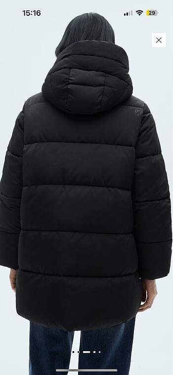 Mango şişme mont - Görsel 2