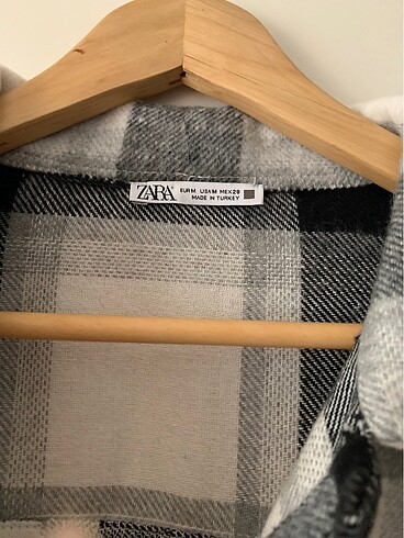 Zara Zara ekoseli oduncu gömlek