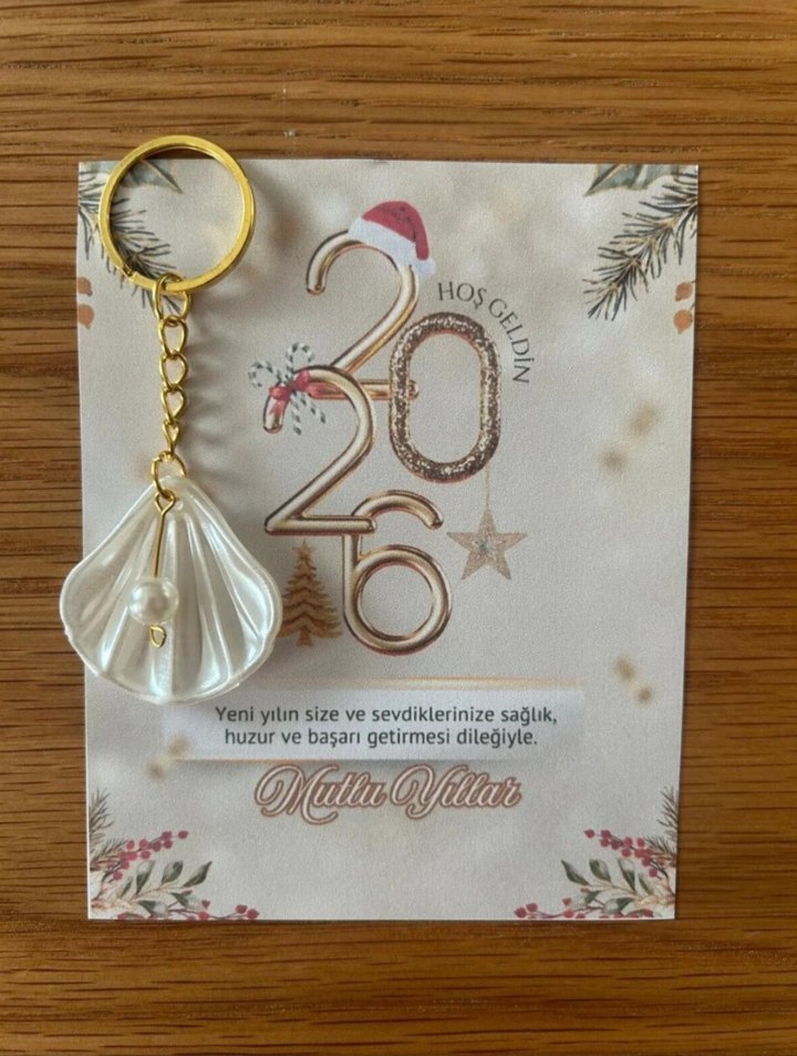 İncili İstiridye Anahtarlık - Görsel 2