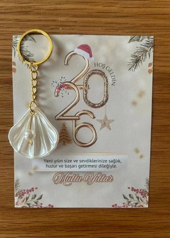 İncili İstiridye Anahtarlık. - Görsel 2