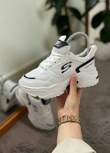 Yeni Sezon Skechers Poli Taban Fileli Model