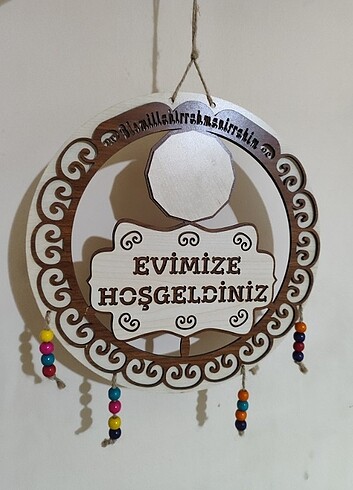 Tahtadan kapı süsü 