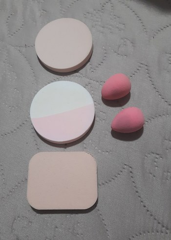 Pastel Pembe Makyaj Süngeri Seti - Görsel 2