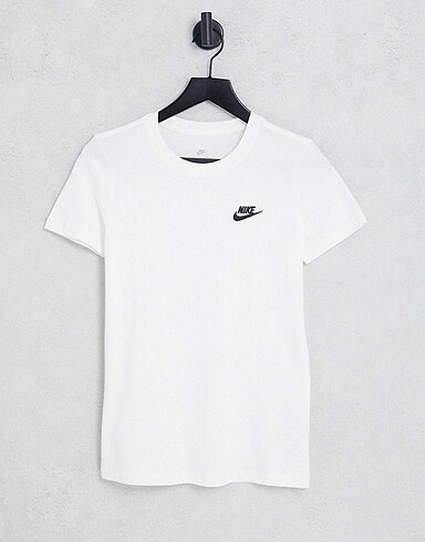 Beyaz Nike Baskılı T-Shirt