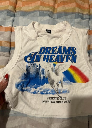 Beyaz Baskılı Atlet - Görsel 3