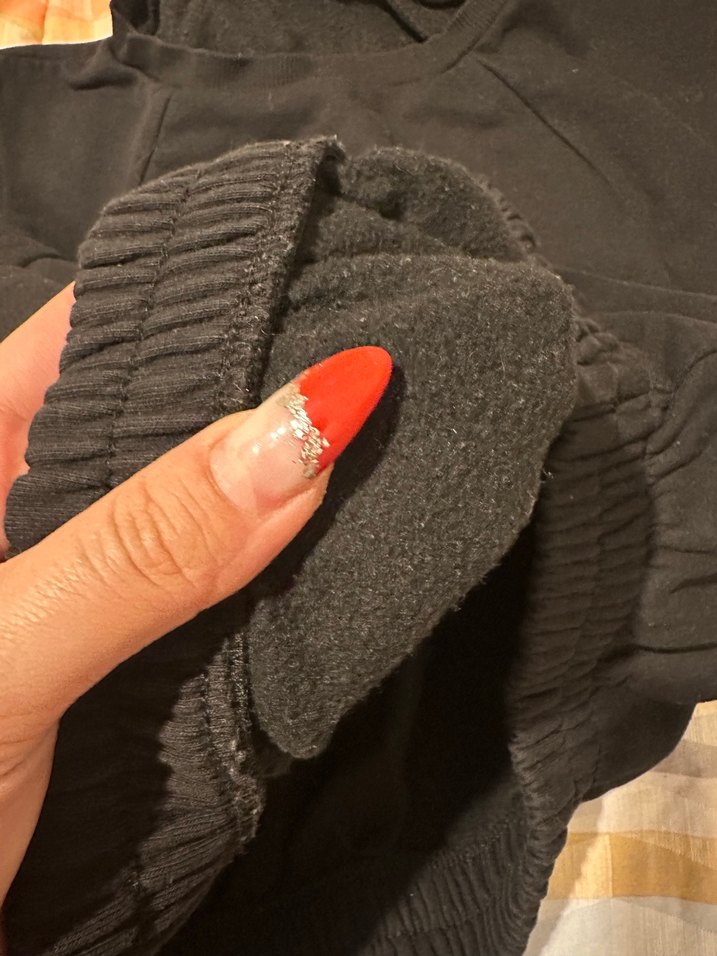 Zara Siyah Kolsuz Crop Top Yüksek Yaka - Görsel 3