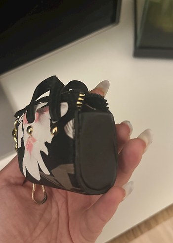 Siyah Fermuarlı Kadın Anahtarlık - Görsel 5